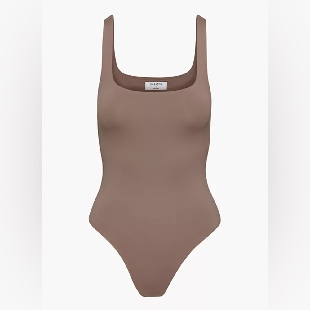 Contour Tank Bodysuit - Deep Taupe